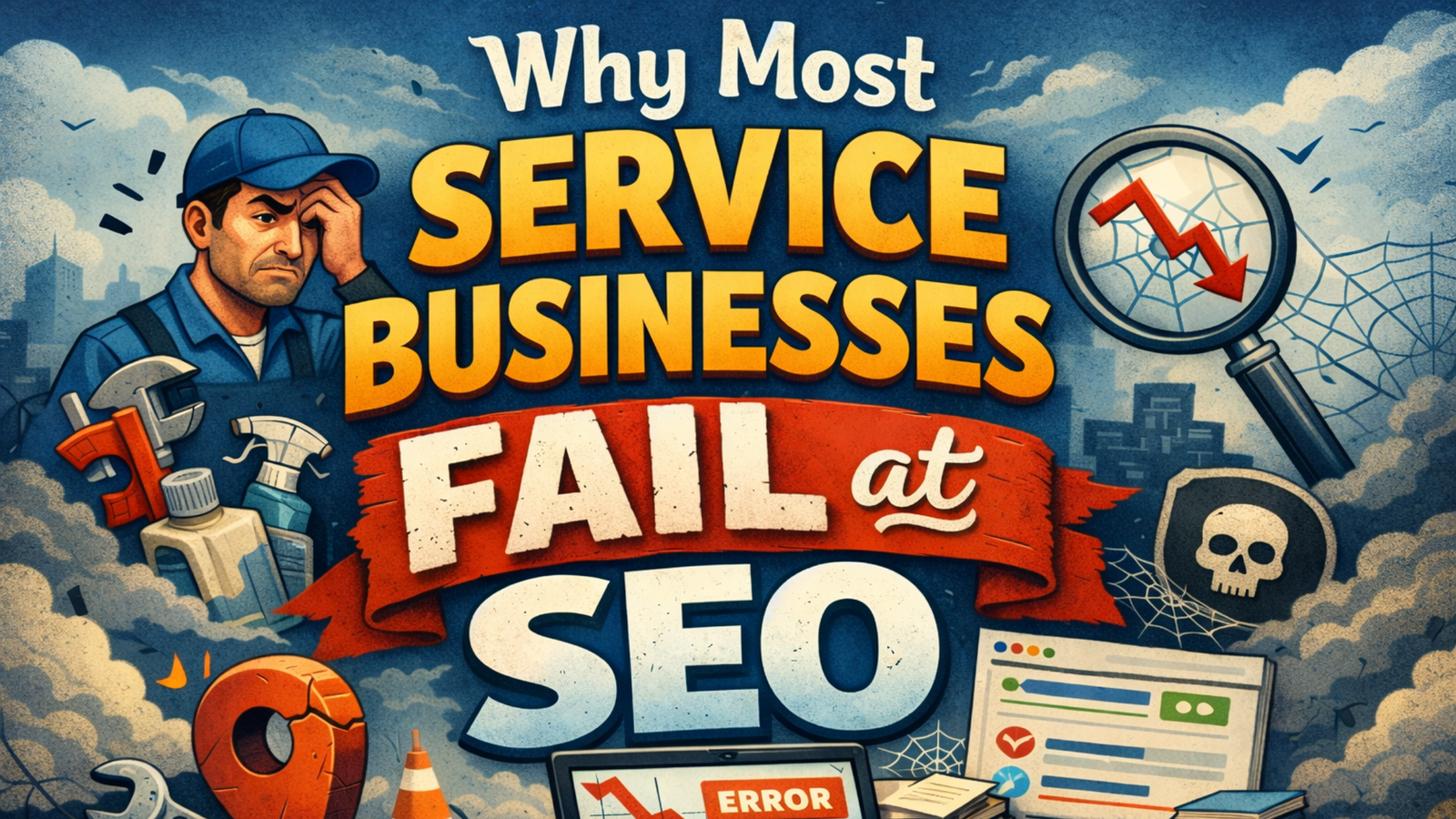 service businesses fail at SEO