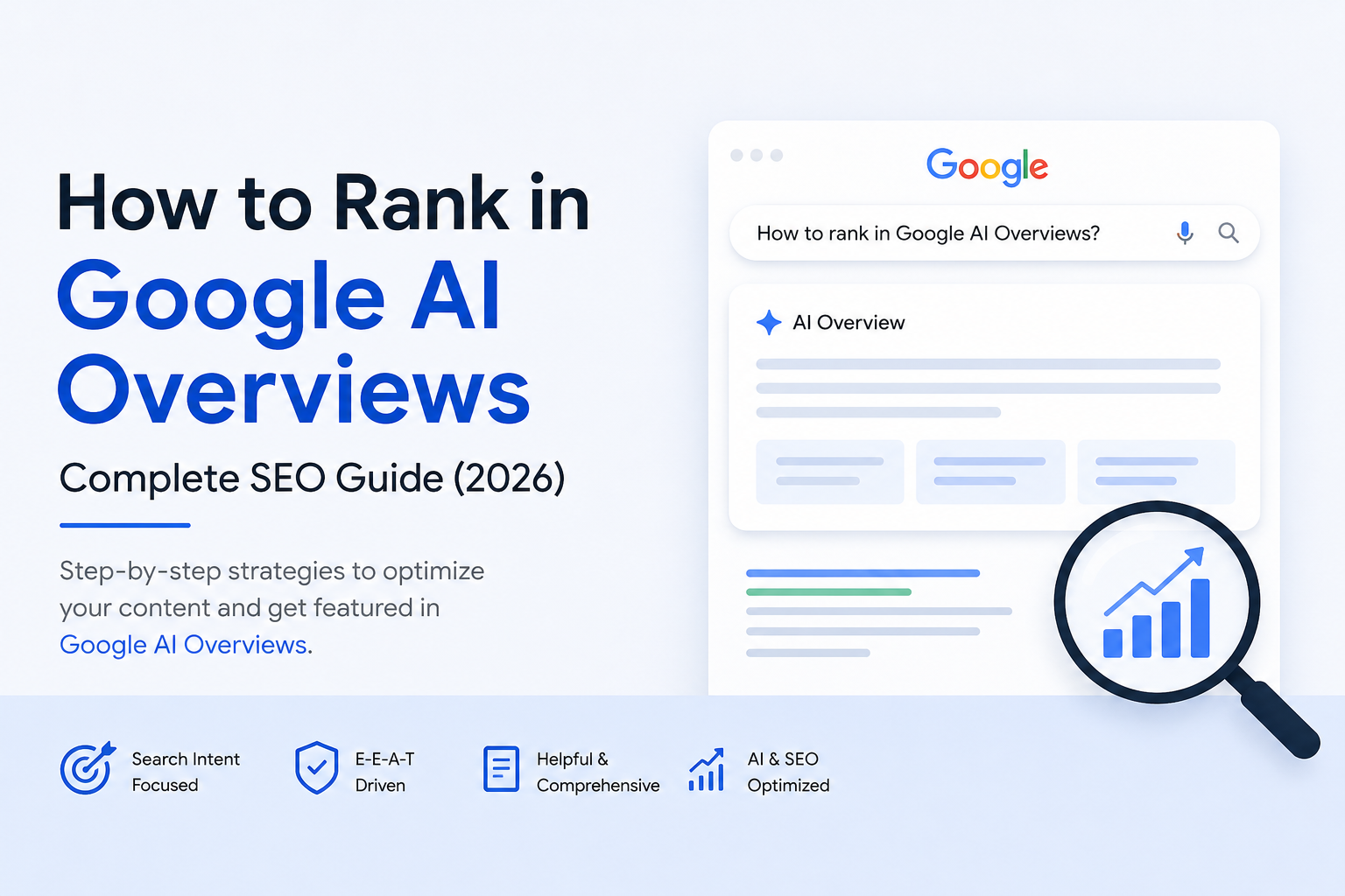 How to Rank in Google AI Overviews - Complete AI SEO Guide 2026