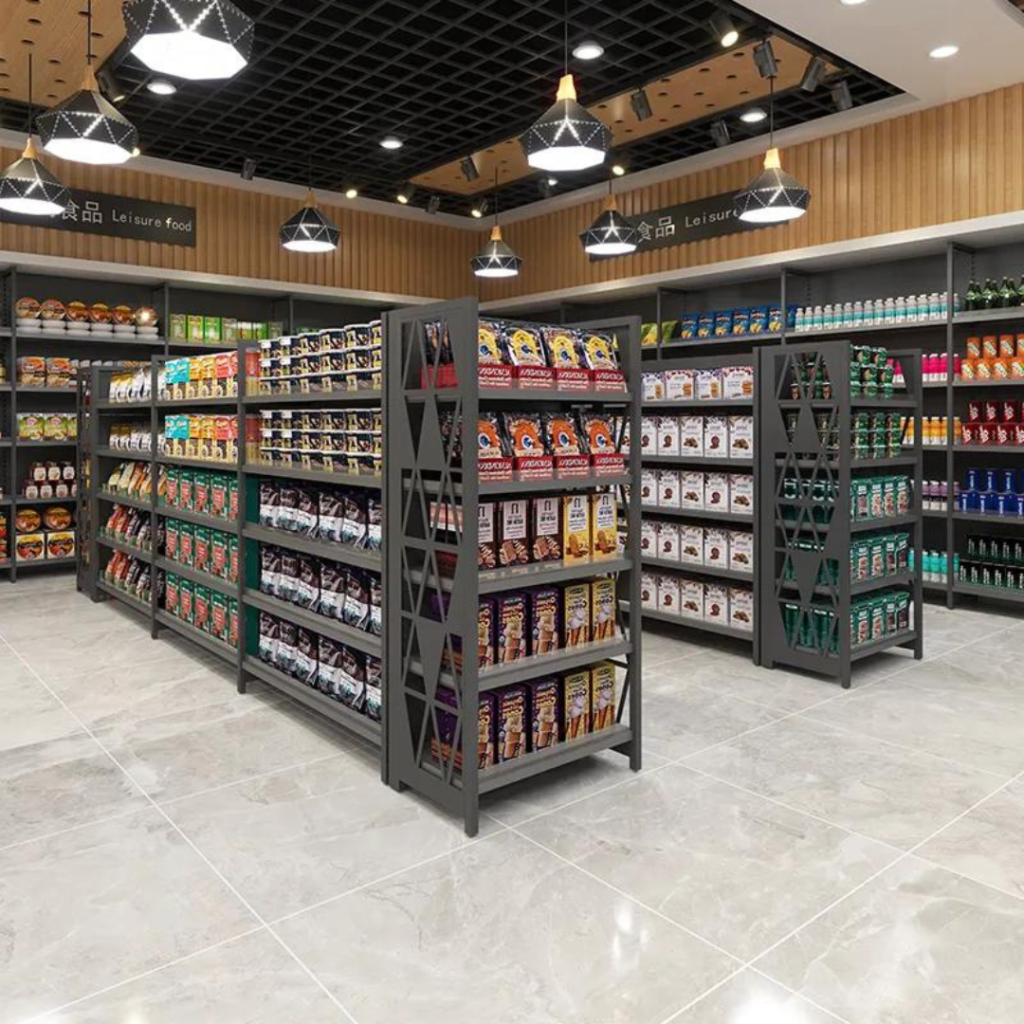 Display racks and shelving by Era Display Solutions